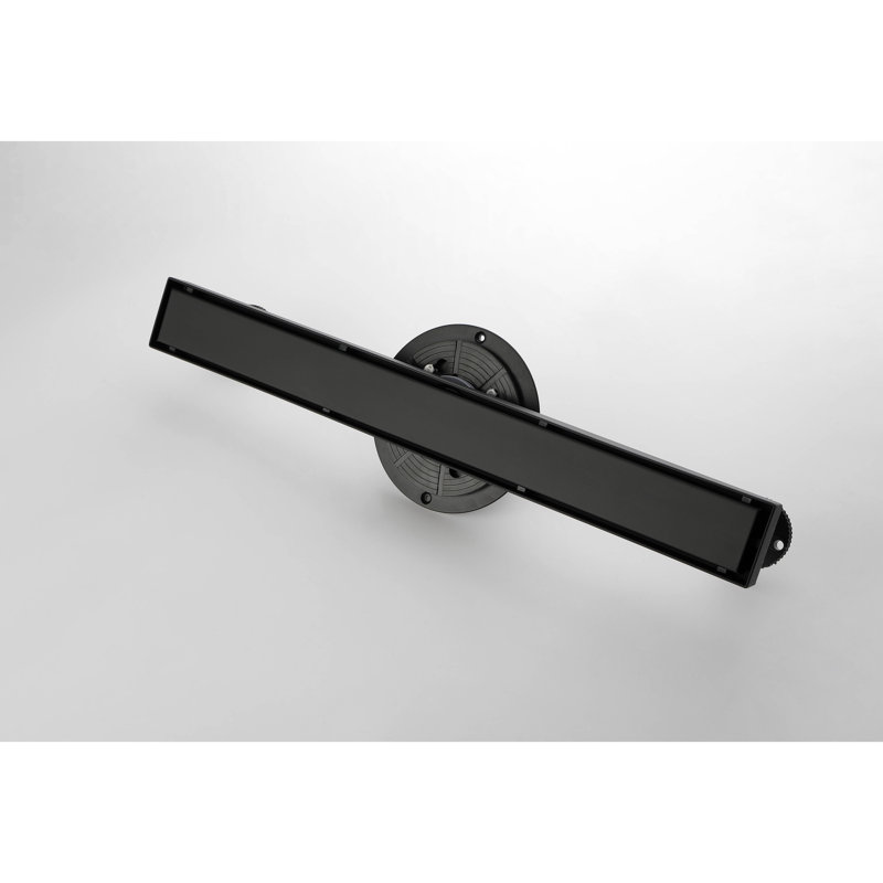 28 Inches Linear Shower Drain With Removable Cover, 304 Stainless Shower Drain  Included Hair Strainer And Leveling Feet, Flange