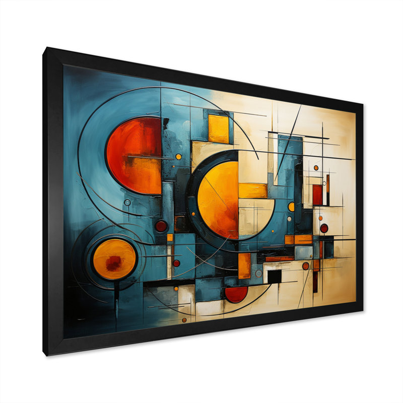 Tableau électrique III - impression, H 16 po x l 32 po x P 1 po, Cadre simple noir