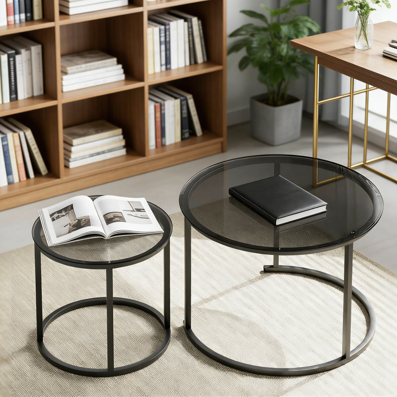 Ensemble de 2 tables basses Modern Modern