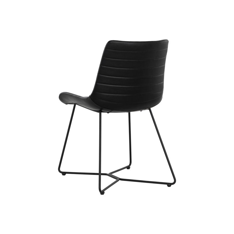 Ayleen Upholstered Dining Chair, Black