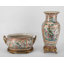 Rose Canton Porcelain Luxury Vase with Bronze Ormolu