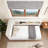 Full Size Wood Daybed with Storage Shelves, USB, LED, and Trundle-389937450