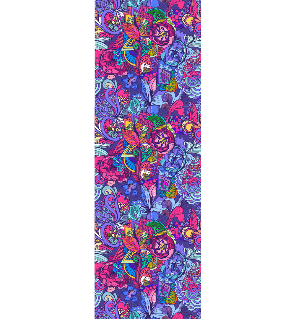 Moffitt Peel & Stick Floral Roll Bungalow Rose