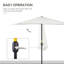 Buine 269cm Balcony Parasol