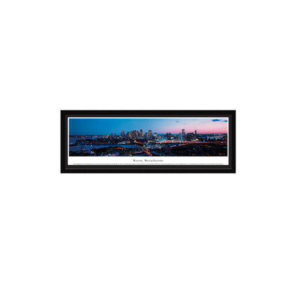 US Skyline 'Boston, Massachusetts' by James Blakeway - Picture Frame Photographic Print on Paper