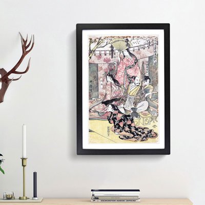 Toyotomi Hideyoshi by Kitagawa Utamaro - Picture Frame Painting Print