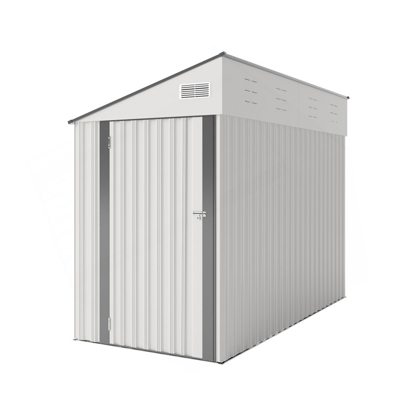 Campcraft Optional Two-Color Storage Shed, Single Hinge Door, Solid Structural Design, Good Ventilation, Surface With Protective Film, And Suitable For Various Scenarios