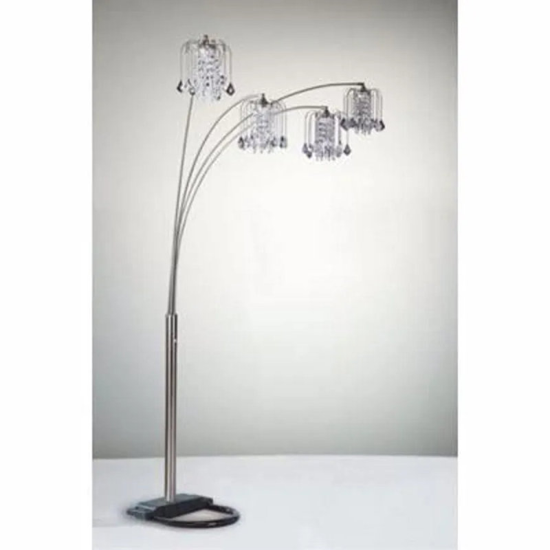 Lampe sur pied en étain Rain Drop, Pewter