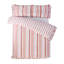 Maya Frilled Cotton Blend Striped Duvet Cover Set-124538011-124538016