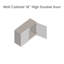 Armoire murale ouverte en panneau de particules l 36 po x P 12 po x H 18 po WALLKITCHENS -95328882