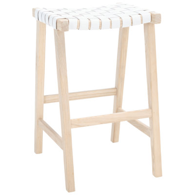 Alston Counter Stool with Solid Wood Frame
