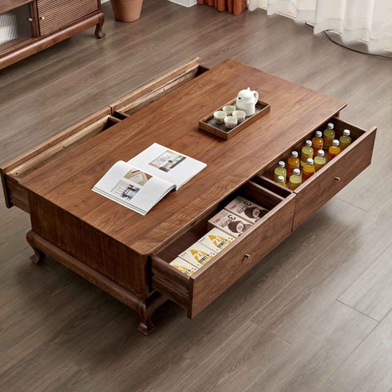 North American walnut coffee table