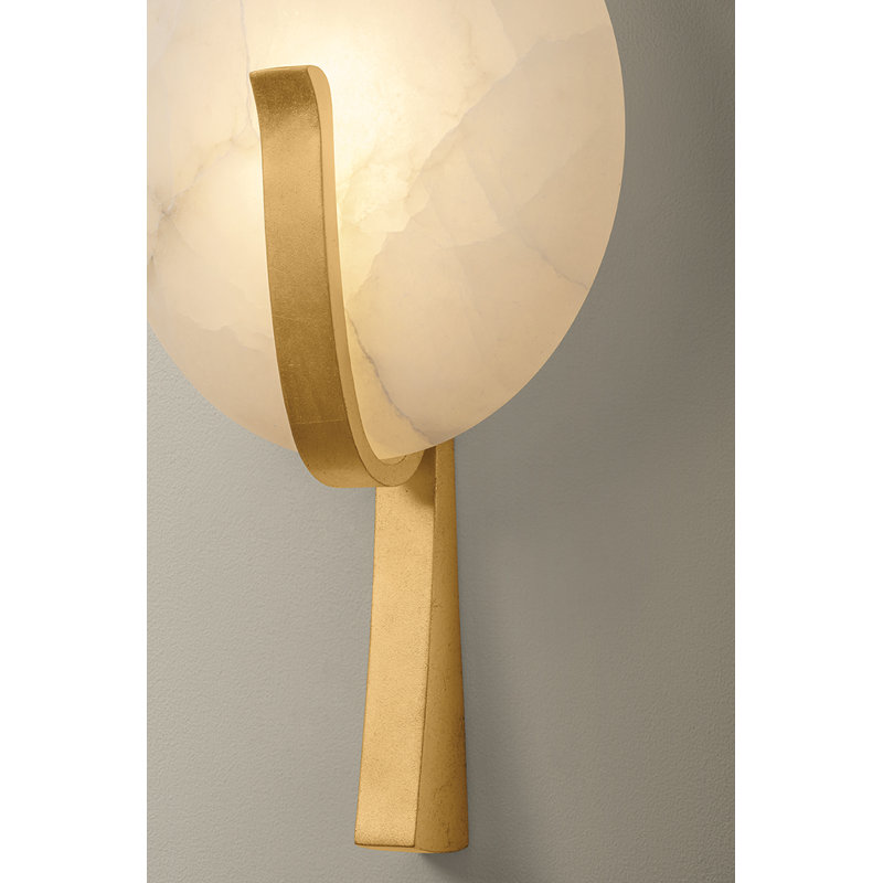 Thira Wall Sconce, Vintage Gold Leaf