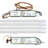 E2 Lighting 4 ft T8 Type C LED Tube Lights with 10W Emergency Battery Backup, 5CCT Selectable, 15W, 2-Pack