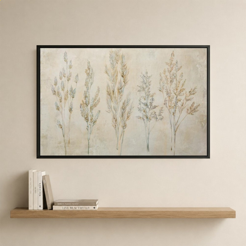 Whispering Grasses I par Julia Purinton - Impression sur toile