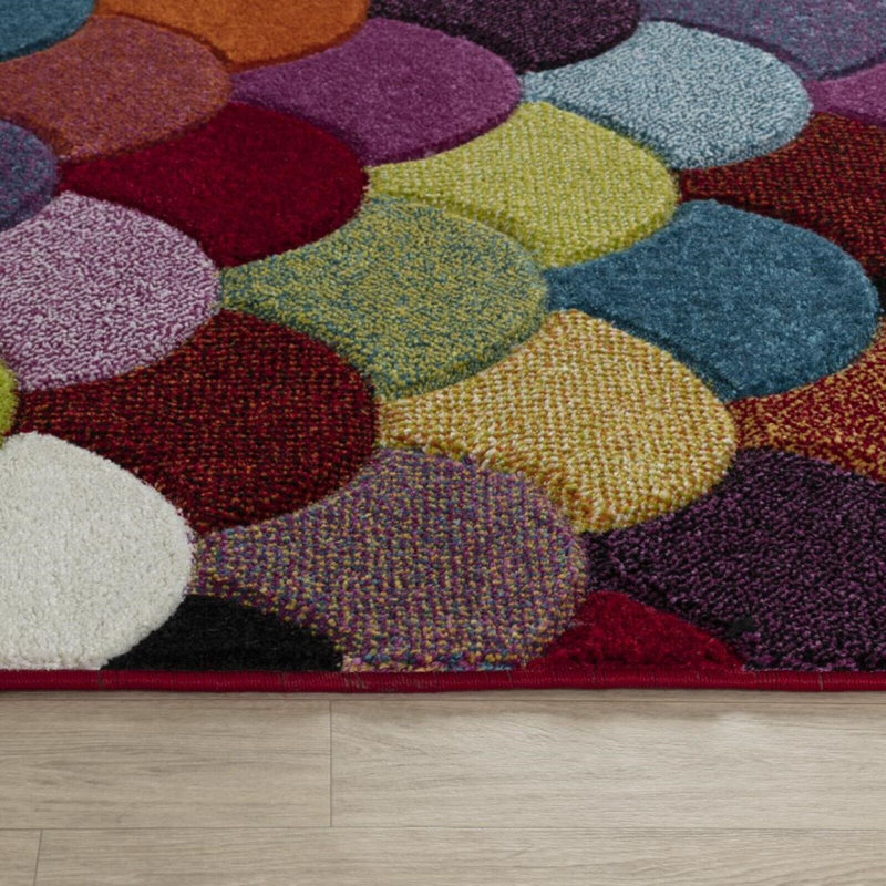 Aolanis Geometric Indoor / Outdoor Area Rug, Rectangle 80 x 150cm