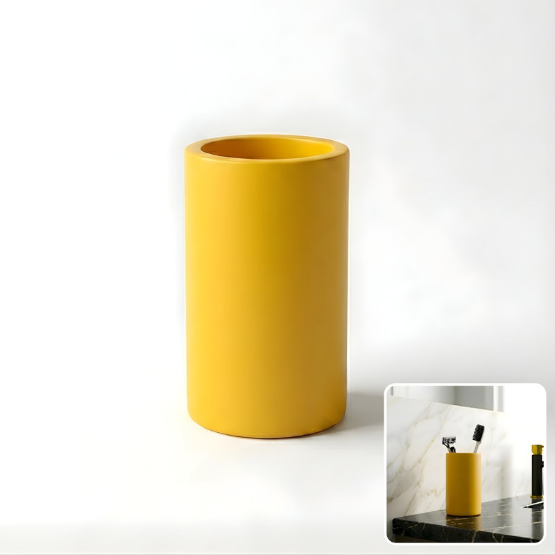Rangement de comptoir ROUS Hardware - Support de meuble-lavabo en aluminium massif, tournesol (jaune), Tournesol (jaune)