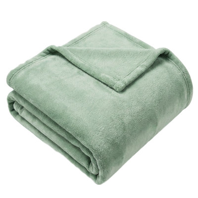 Warm & Cozy  Plush Velvet Blanket and Throw - Bedding