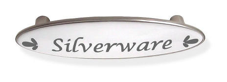 Poignée de tiroir 3 "Silverware, Gris