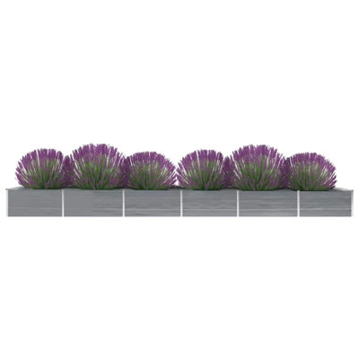Raised Garden Bed Raised Flower Bed Galvanized Steel Planter 