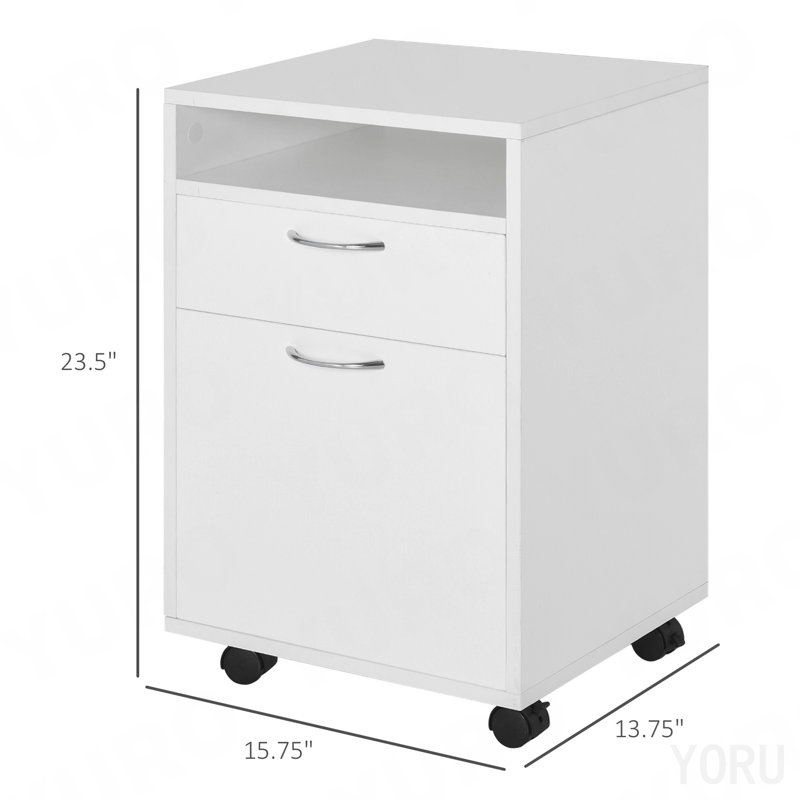 Armoire de rangement mobile, tiroir / organisateur, support d'imprimante - standard