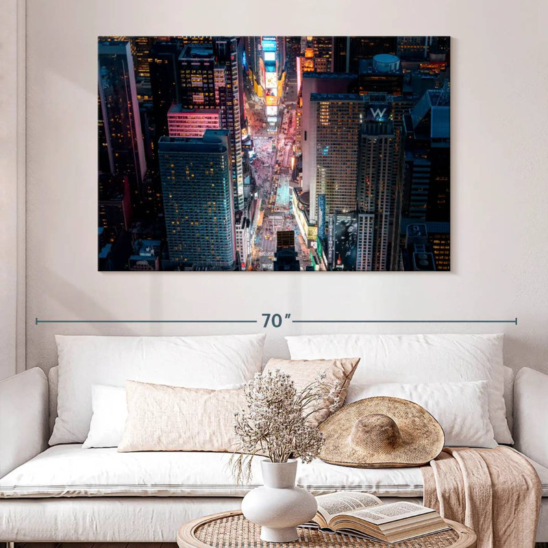Kavia Times Square After Dark, 34" H x 51" W