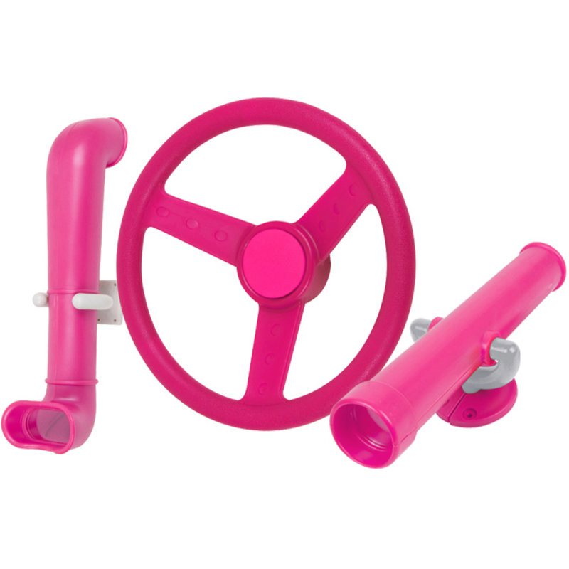 Ensemble de roues de direction periscope, Jaune