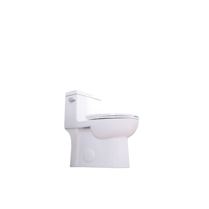 Water Saving 1.28 Toilet, Elongated Comfortable Design, Seat, 1000 Gram Flushing, Gloss White 003S, Floor Mounted Bathroom Appliance Side- Height, Flushing Score, Glossy Mount