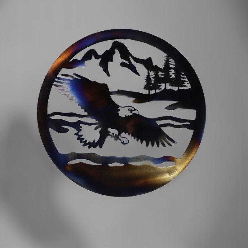 Plaque murale ronde 12 "H