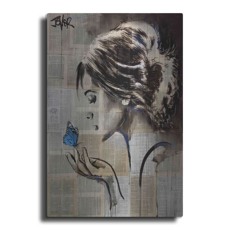 «A Little Blue Hope» par Loui Jover, H 24 po x l 16 po