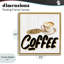 Cadre flottant rétro avec café chaud, design par Kim Allen-956825892-956825889