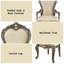 Charmant ensemble de fauteuils en chêne antique pour une expérience d'assise élégante
