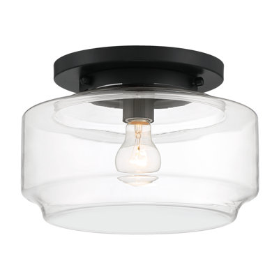 Peri Glass Semi Flush Mount