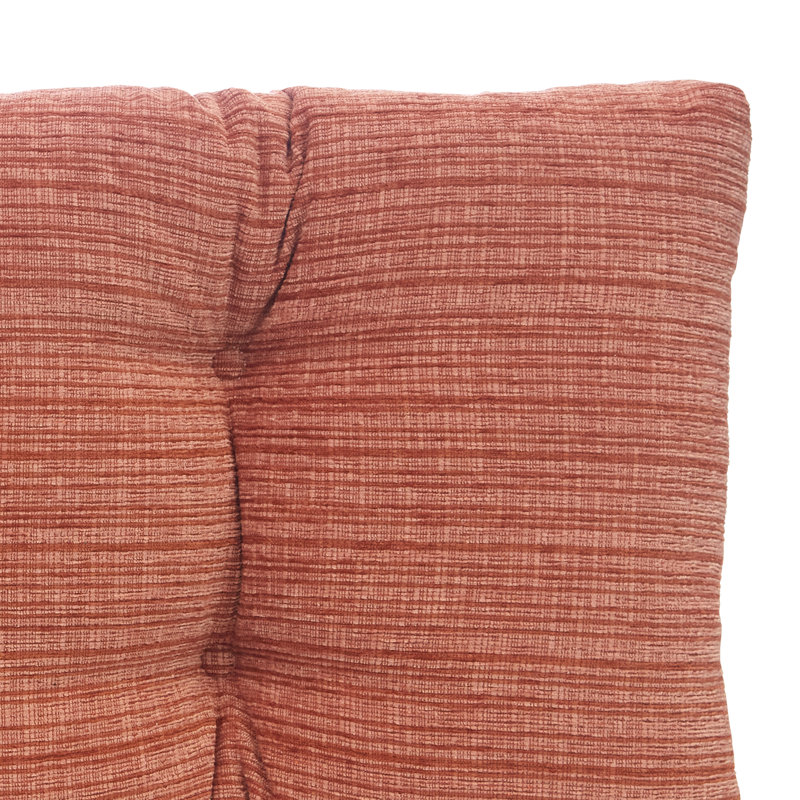 Coussin de banc en chenille antidérapant, Argile, L 33 po x P 14 po
