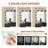 Makeup Vanity Desk with Power Outlet and 7 Drawers, 3 Color Lighting Modes Adjustable Brightness, 44" Vanity Table with Soft -2139256857