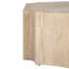 Ziya Mindi Veneer Unique Pedestal Coffee Table - 48 In. W X 18.5 In. H