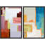 «Mid-Century Spiral Wave Collage», 2 pièces-98554362-98554365