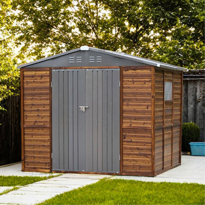 Iron-Wood Combination Tool Shed – A Perfect Blend Of Nature And Functionality