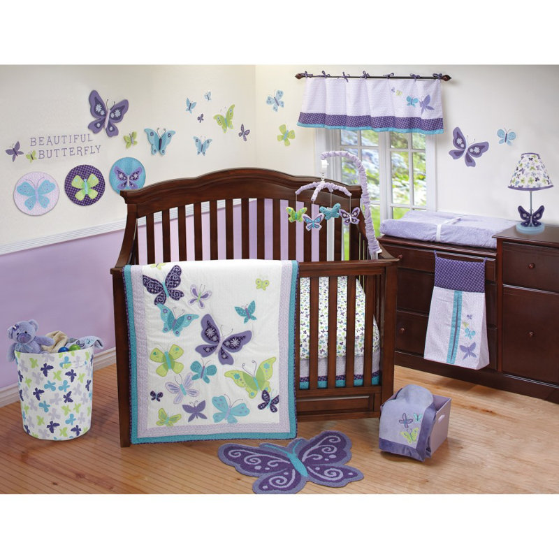 Ensemble de 3 décorations murales 3d en bois butterfly beautiful Autry