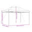 Vidaxl Foldable Party Tent Pop-Up With 4 Sidewalls Patio Gazebo Canopy Shelter-125168977-125168979-125168989