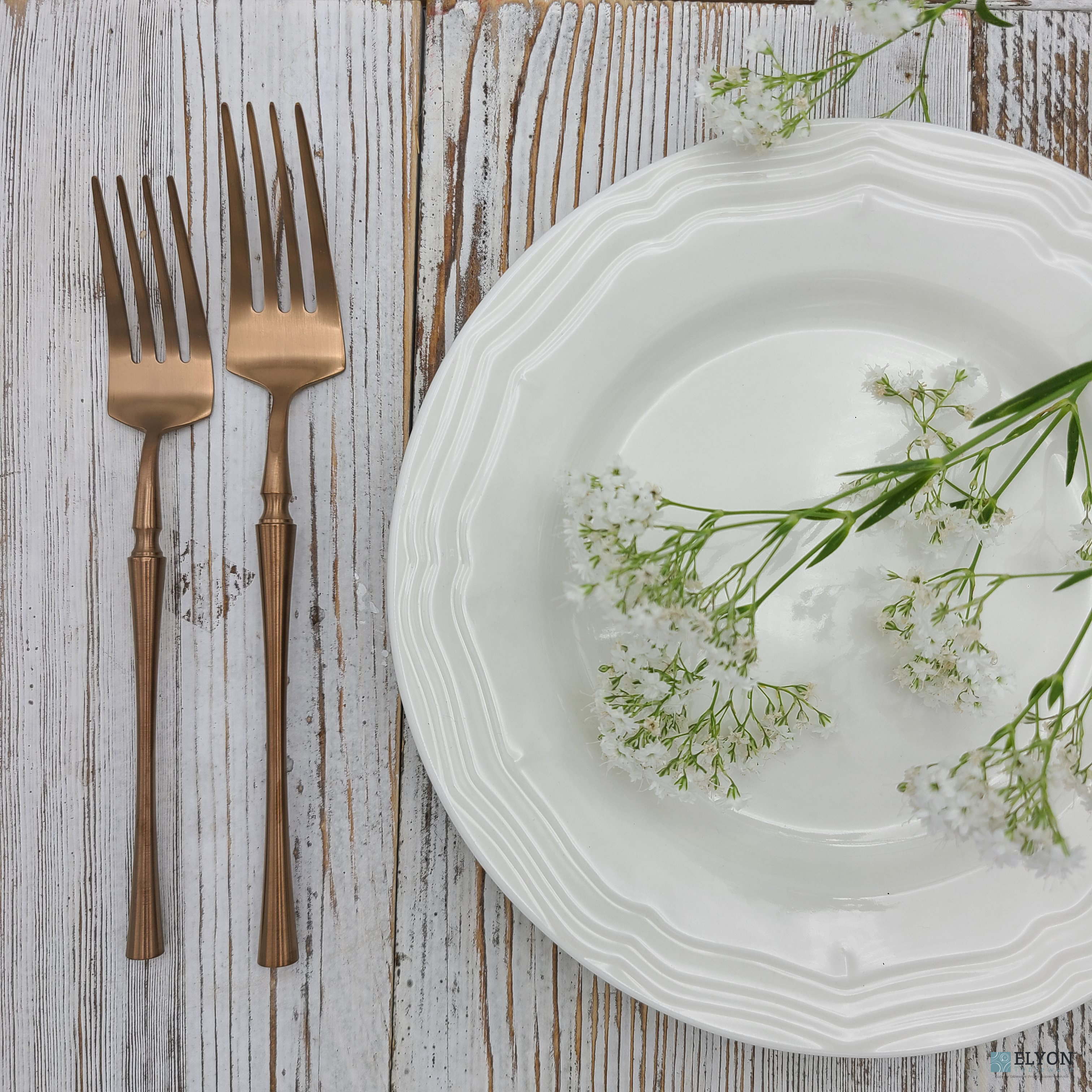 Elyon Tableware Elyon 20-Pieces 18/10 Stainless Steel Flatware Set