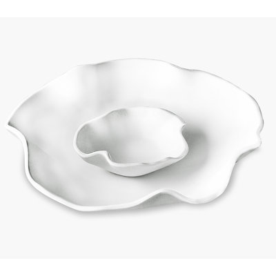 Vida Melamine Chips And Dip Platter