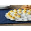 Max Flower 24-Egg Porcelain Serving Platter, 13.75-Inch