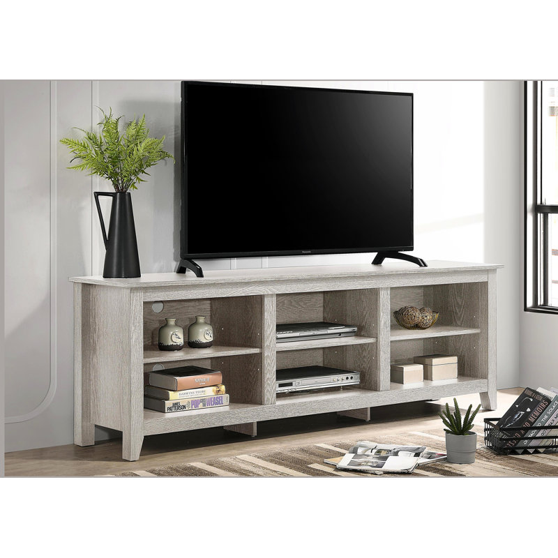 TV Stand for TVs up to 70", Light Gray