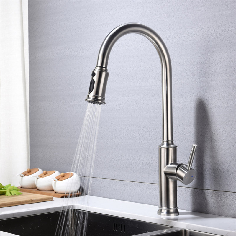 Kitchen Faucet With Pull Out Spraye