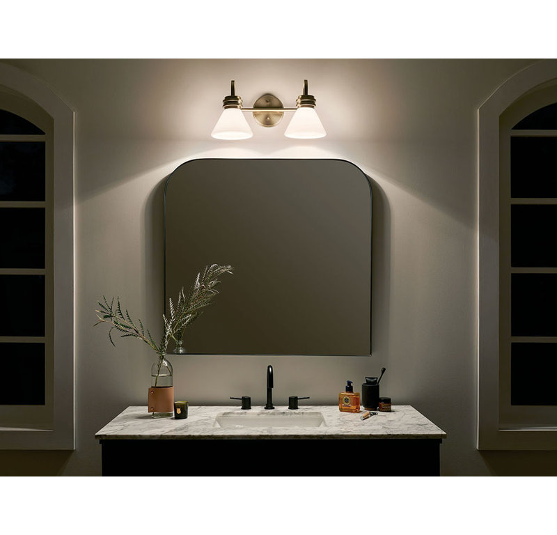 Hoxie 2 - Light Dimmable Vanity Light, Champagne Bronze