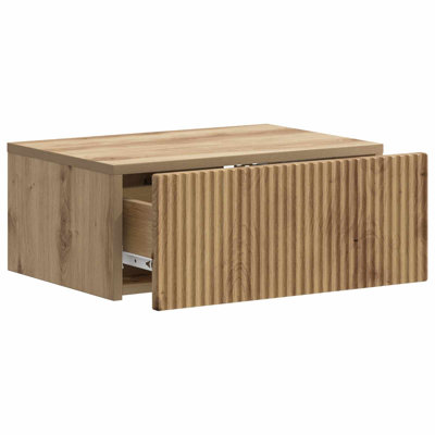 49cm W Manufactured Wood Bedside Table