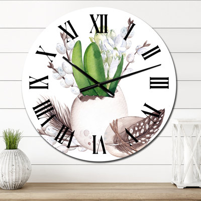 Horloge murale surdimensionnée