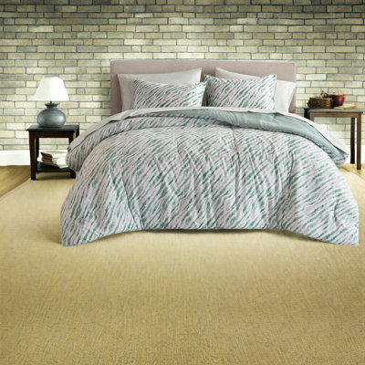 Striped and Abstract Comforter Set
