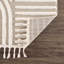 Tapis crème à motif géométrique Moisa Farmhouse-1751562585